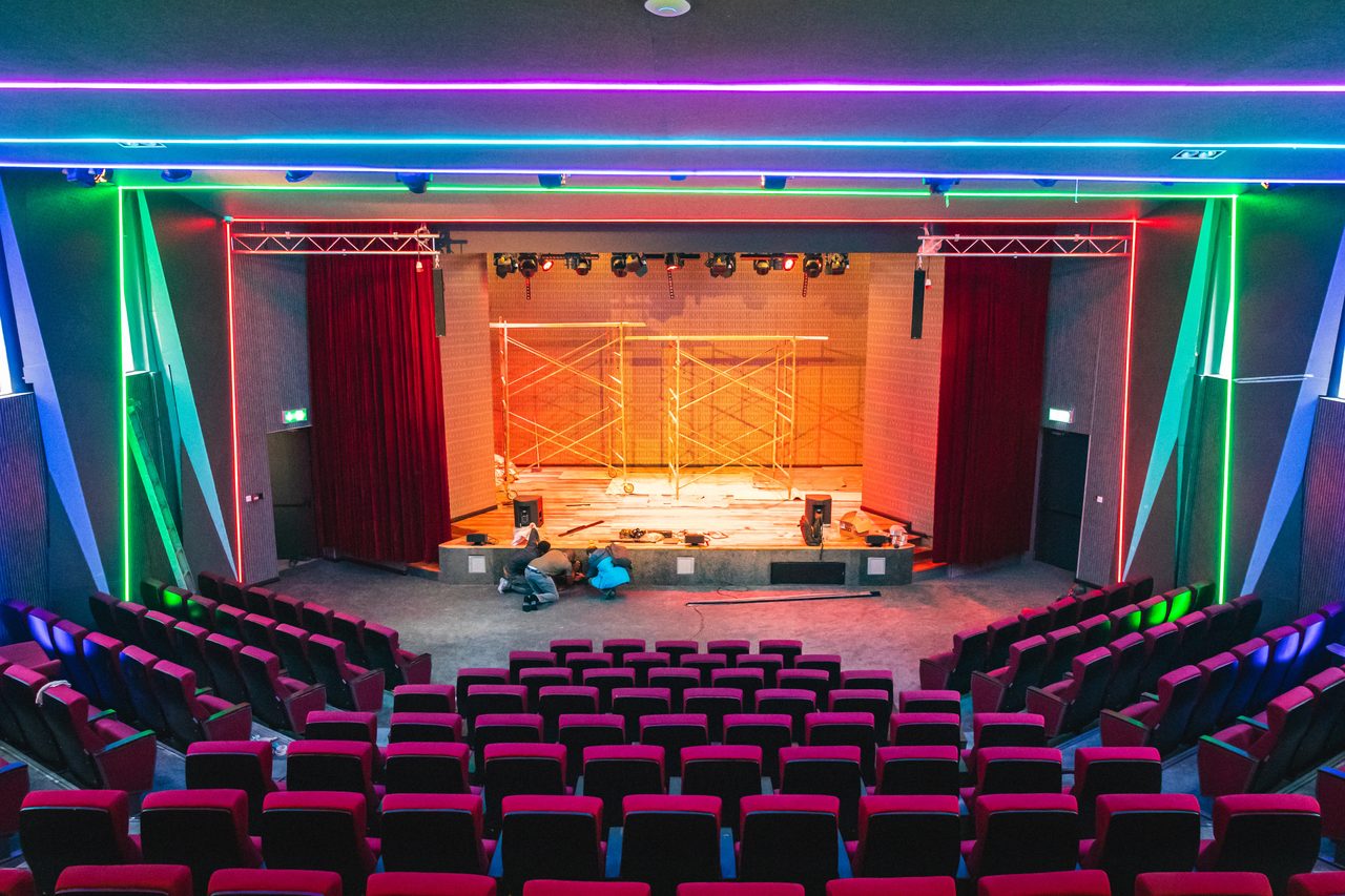 Auditorium sound and acoustic integration